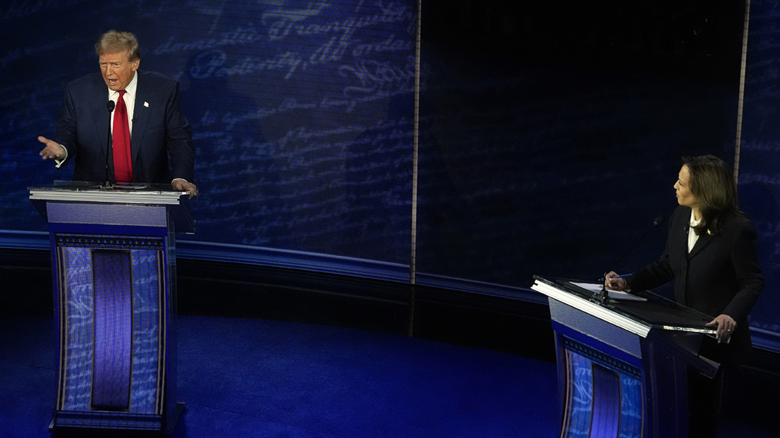 As Vice President Kamala Harris and former President Donald Trump meet face-to-face for their first and perhaps last debate, their highly different views of the country are expected to come into stark contrast.